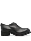 Guidi Zip-front Block-heel Shoes In Black