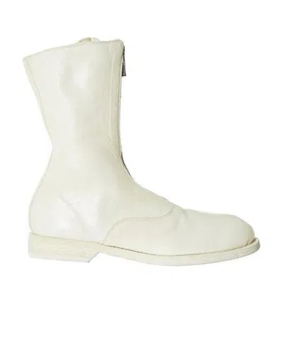 GUIDI ZIP-FRONT CALF-LENGTH BOOTS