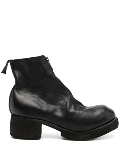 Guidi Black Pl1wz Front Zip Boots