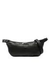 Guidi Zip-up Shoulder Bag In Black