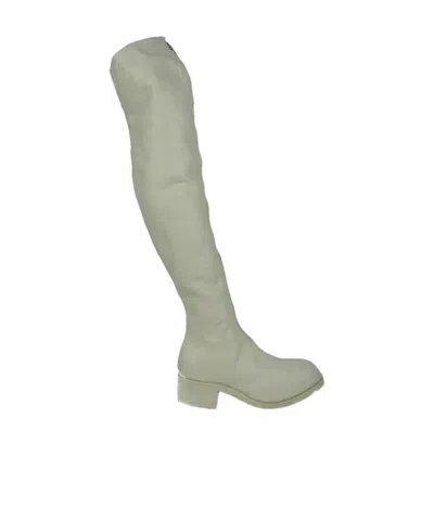 Guidi Zipper Boots In Gray