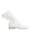 Guidi Zippered Boots In White