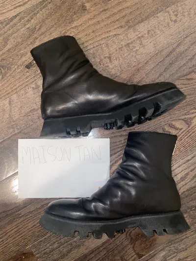 Pre-owned Guidi Zo08v Zoomorphic Shoes In Black