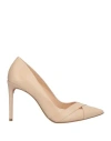 Guilhermina Woman Pumps Blush Size 9 Leather In Neutral