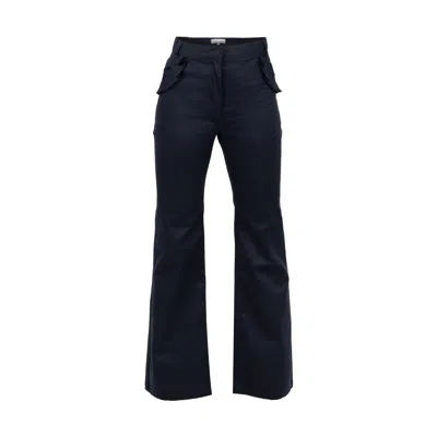Guillaume Alexandre Blue Rina Pants In Black