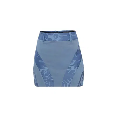 Guillaume Alexandre Women's Blue Dua Skirt
