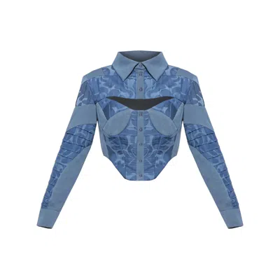 Guillaume Alexandre Women's Blue Kim Shirt