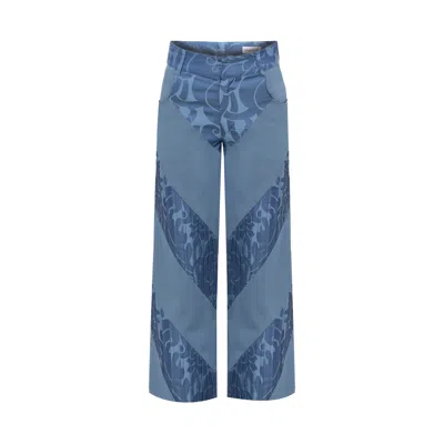 Guillaume Alexandre Women's Blue Lisa Pants