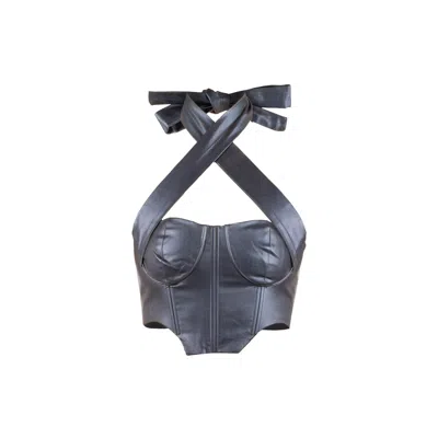 Guillaume Alexandre Women's Grace Corset - Silver In Gray