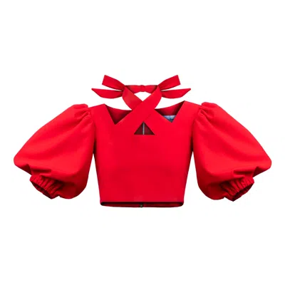 Guillaume Alexandre Women's Marie Pierra Top - Red