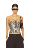 Guizio X Revolve Corset Top In 迷彩服