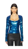 Guizio Paillette Bolero In 사파이어