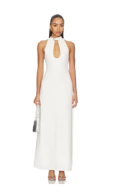 Guizio Amalfi Maxi Dress In White