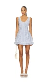 Guizio Anica Gingham Dress In Multi