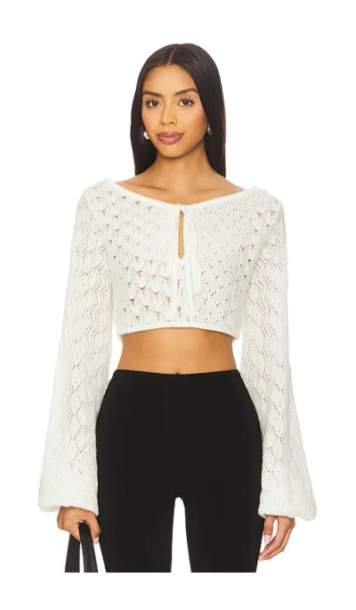Guizio Annabella Top In White