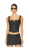 Guizio Arlo Corset In 블랙
