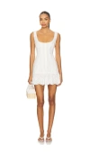 Guizio Aylin Eyelet Dress In White