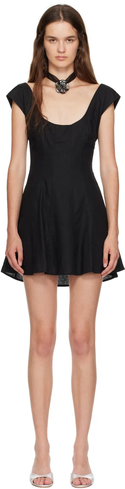 Guizio Black Leila Minidress