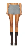 Guizio Blue Drawstring Shorts In 헤더 그레이