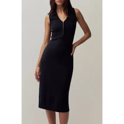 Guizio Calesia Midi Dress In Black