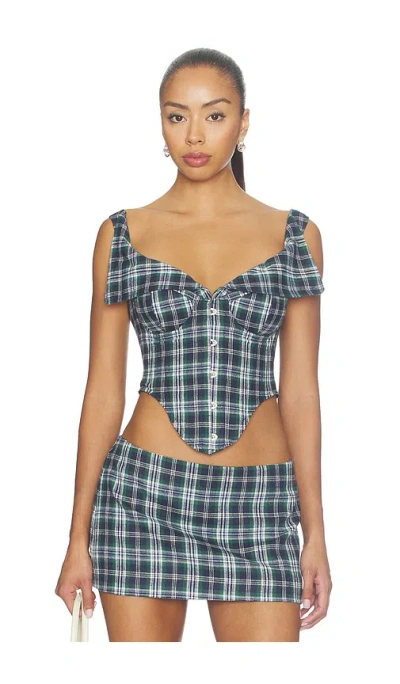 Guizio Chamonix Corset Top In Multi