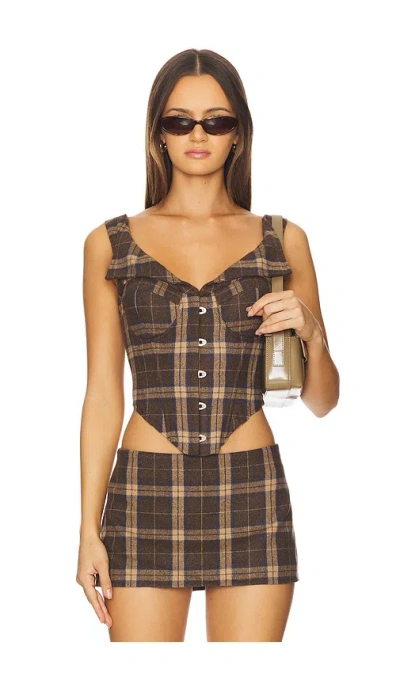 GUIZIO CHAMONIX TARTAN CORSET