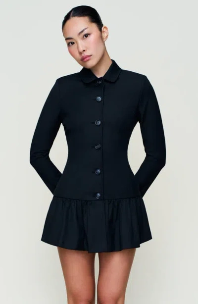 Guizio Cherie Suit Dress In Blue