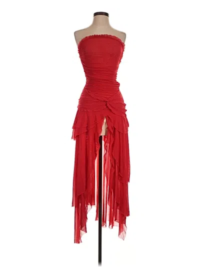 Pre-owned Guizio Cocktail Dress In Red