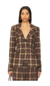 Guizio Cooper Tartan Blazer In Multi