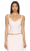 Guizio Pink Dainty Camisole In 淡粉色