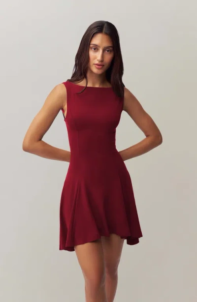 Guizio Daye Mini Dress In Red