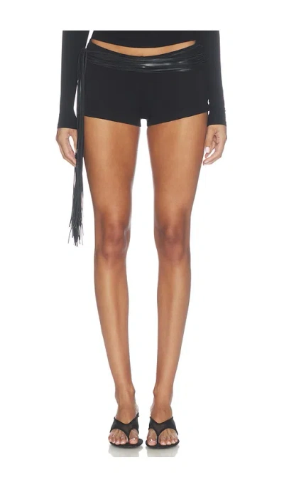 Guizio Eloise Mini Short In Black