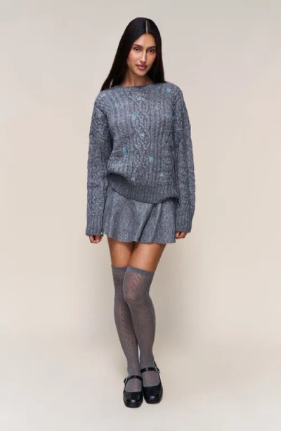 Guizio Etta Sweater In Blue