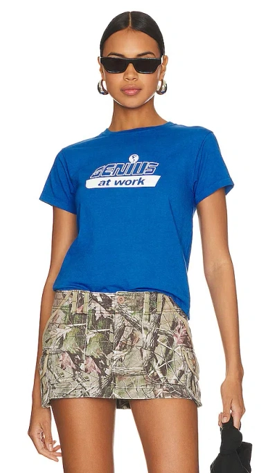 Guizio Women's Genius Printed T-shirt In Blue