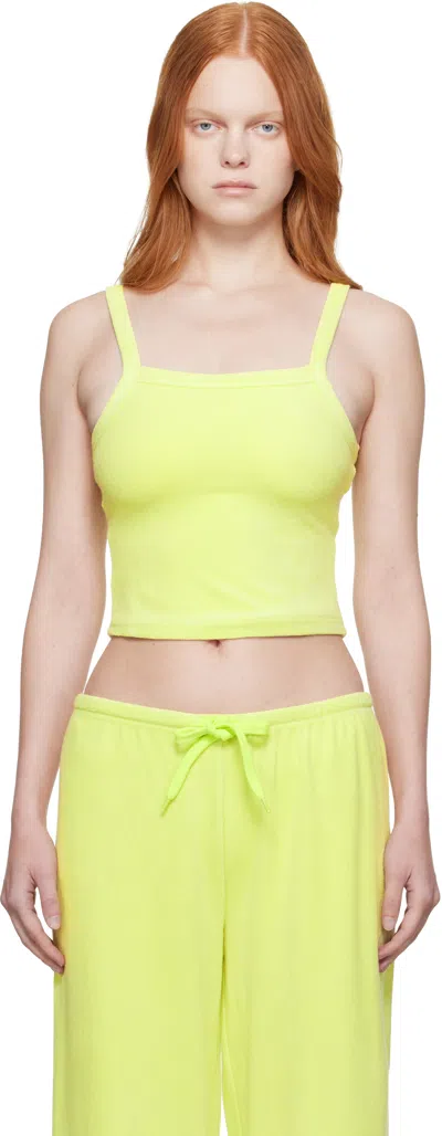 Guizio Green Dani Terry Tank Top