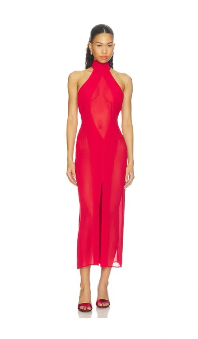 Guizio Koemi Dress In Red