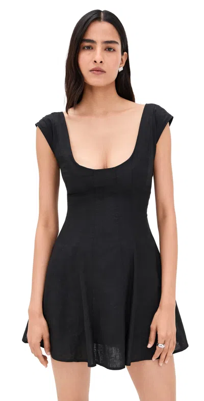 Guizio Leila Mini Dress Black