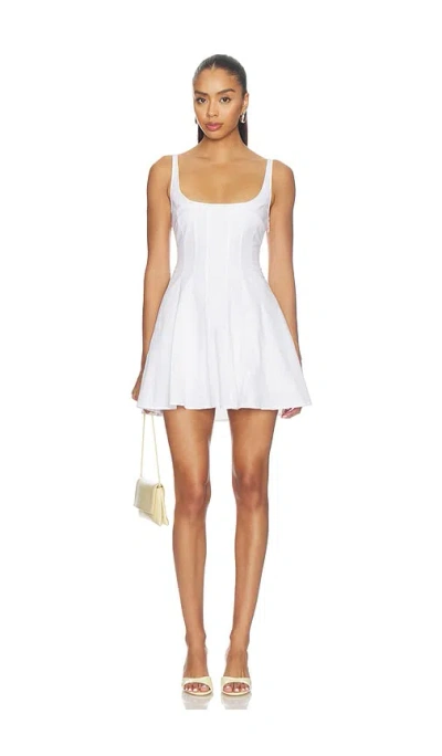 Guizio Leila Tank Mini Dress In White
