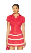 Guizio Liana Top  In Red