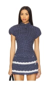 Guizio Liana Top In Navy