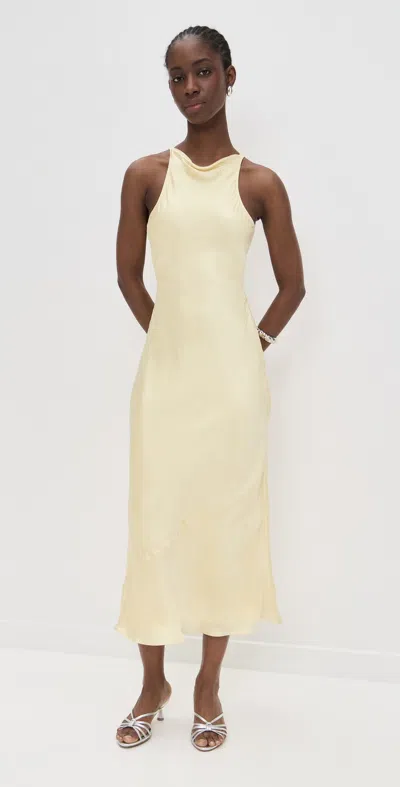 Guizio Lina Midi Dress Honey Butter