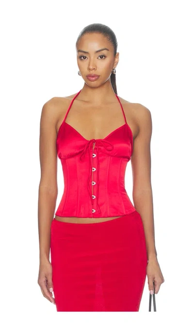 Guizio Marini Corset Top In Red