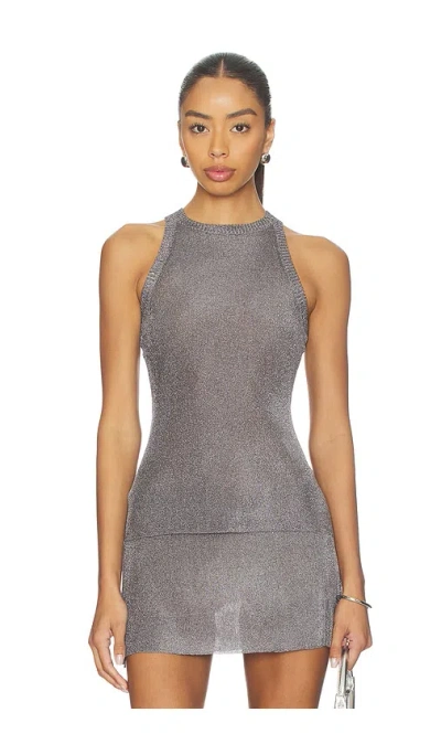 Guizio Millie Top In Gray