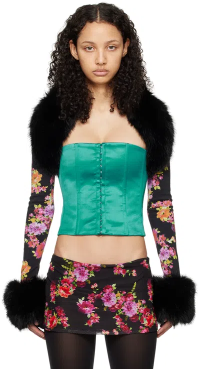 Guizio Multicolor Floral Cardigan In Luna Print