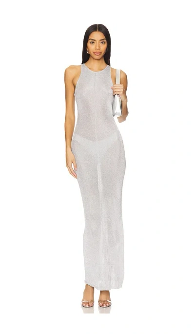 Guizio Odette Dress In Silver