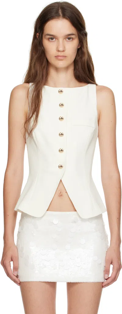 Guizio Troyes Top In White