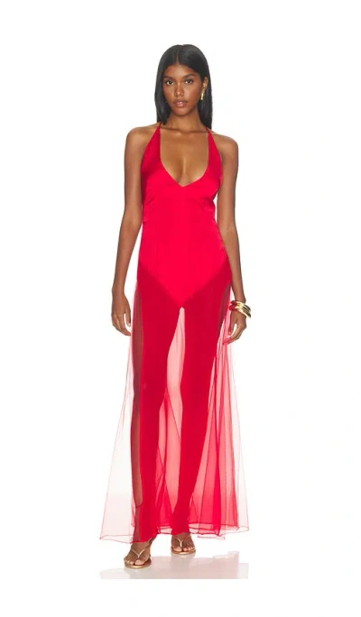 Guizio Olympia Maxi  ドレス In Red