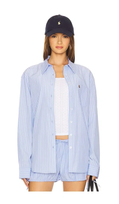 Guizio Oona Buttondown In Blue