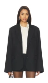 Guizio Oversized Blazer In Black