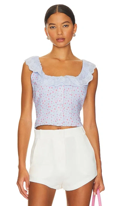 Guizio Oberteil Paloma In Baby Blue